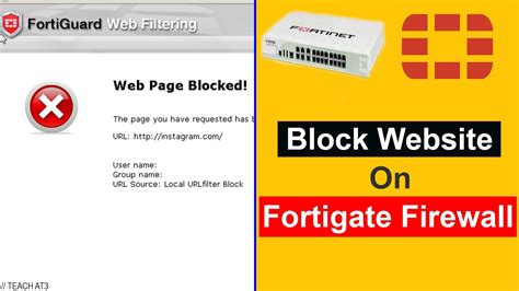 fortinet blocking websites